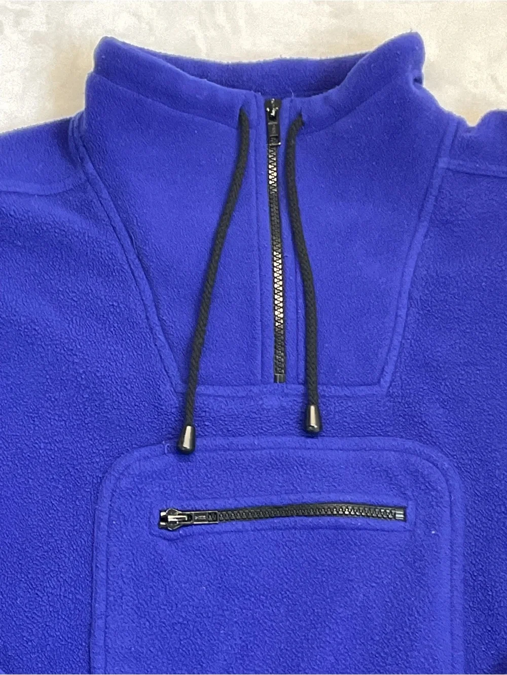 EXP Men's 1/4-Zip Fleece Pullover Men's fleece sweater with EXP sleeve logo.